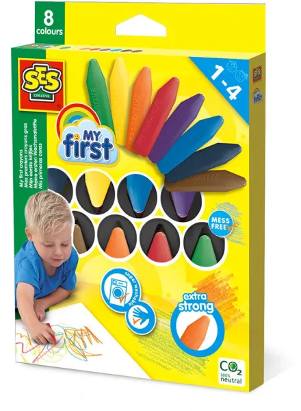 Mine første - Fargeblyanter 8 stk.