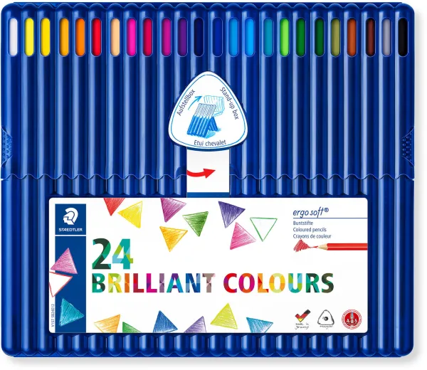 Staedtler Ergosoft 157 Fargeblyanter 24 stk.