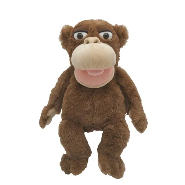 Ape-hånddukke 25 cm.