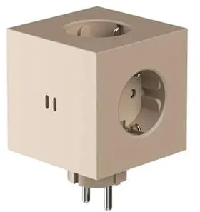 Avolt Square 2 Strømforgrener Beige