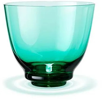 Holmegaard Flow vannglass 35 cl - Smaragdgrønn