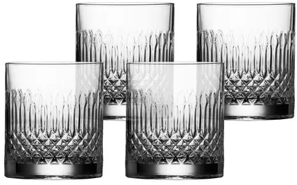 Luigi Bormioli Diamante vann-/whiskyglass - 4 stk