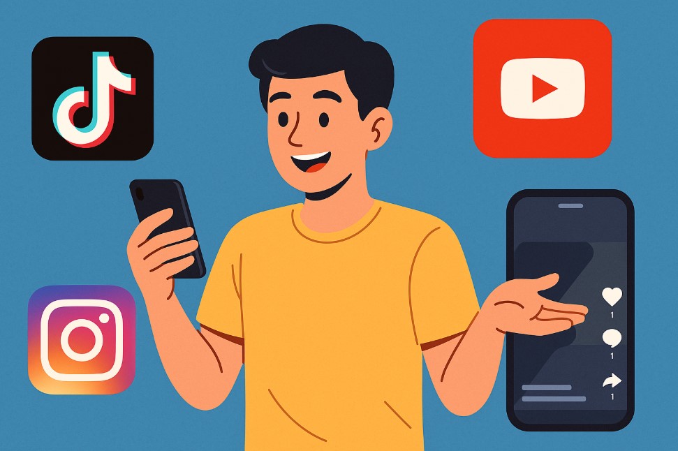 Hvordan gå viralt på TikTok, Instagram og YouTube Shorts